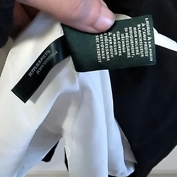 Lauren Ralph Lauren Size 12 Black and White Dress - Picture 6 of 6